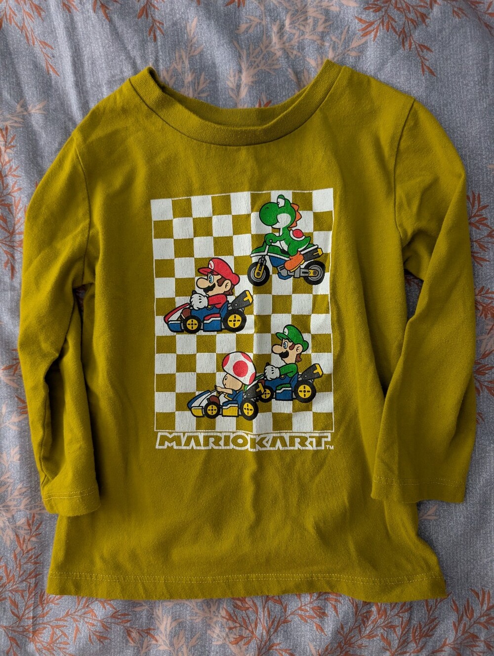 Mario Kart Nintendo Kids Long Sleeve T-shirt